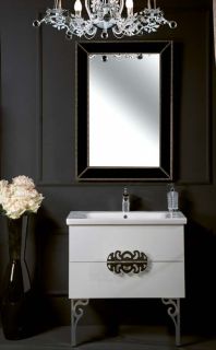 Тумба под раковину Armadi Art Neoart 80см белый 830-080-WH